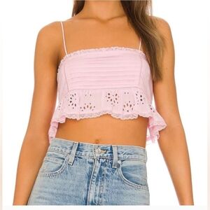 NWT Tularosa Genevieve Top in Peony Pink Size medium